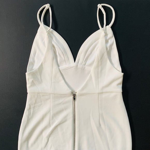 NWOT: Lulu’s - ‘All In Favor’ Midi Dress (WHITE) - Picture 10 of 14